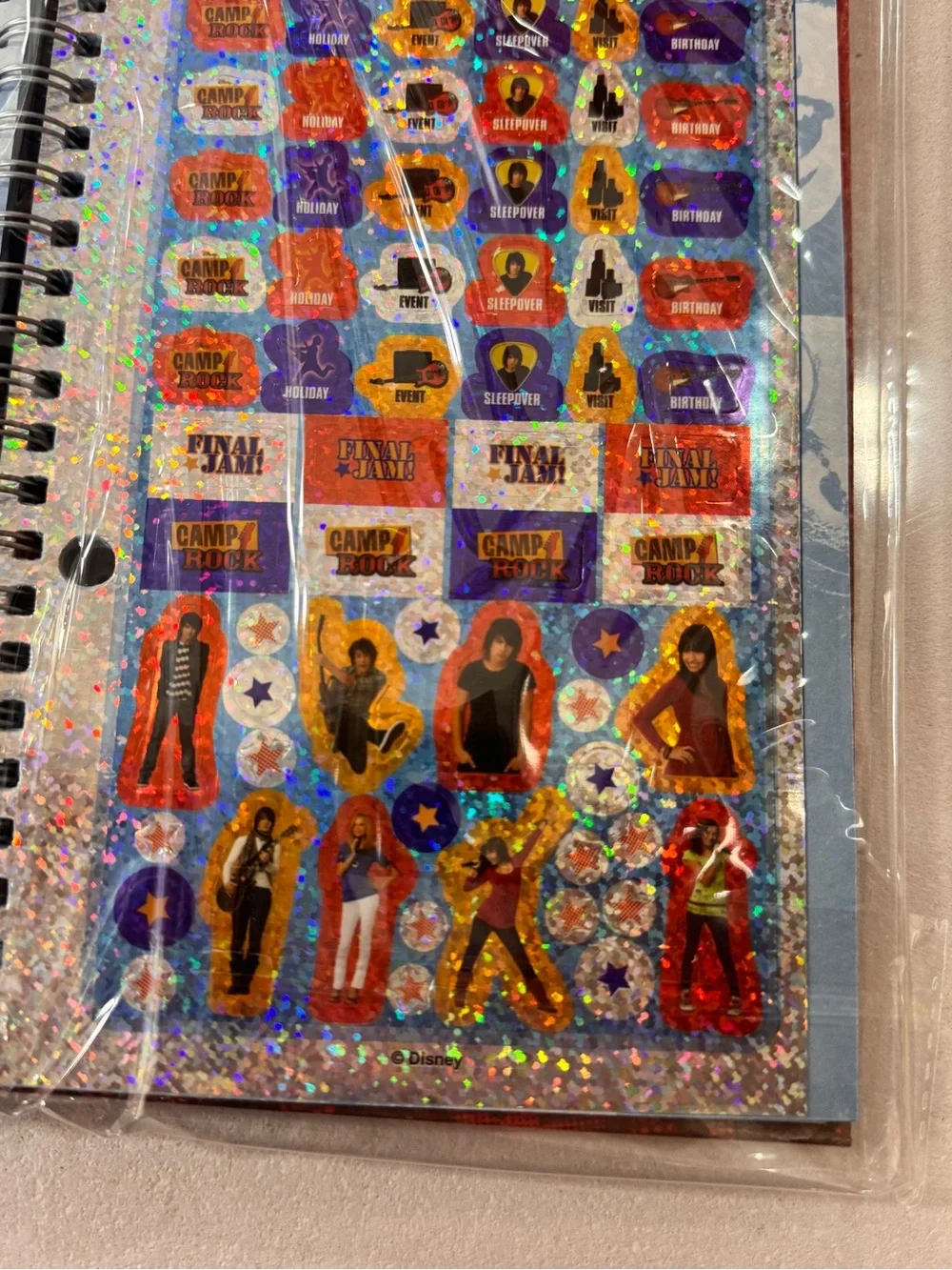 Disney Camp Rock Deluxe Planner - Demi Lovato Joe   Jonas